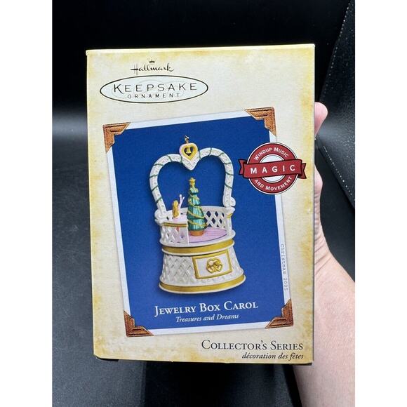 Hallmark Ornament Jewelry Box Carol 2005 4th in series Windup Magic New! -28D - Picture 1 of 7